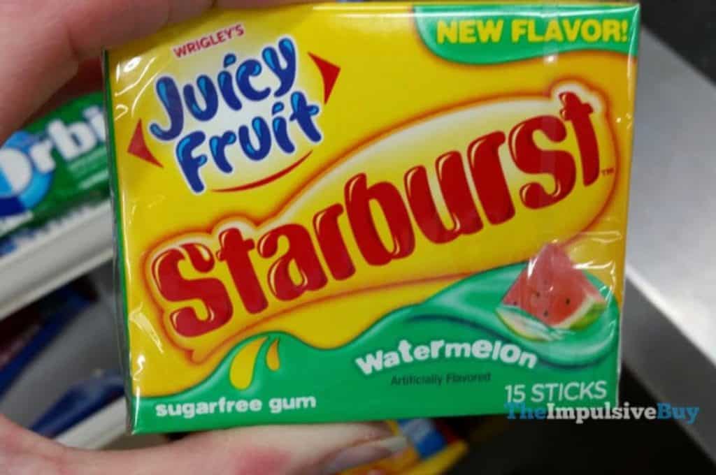 fruit gum Candy Starting With J
