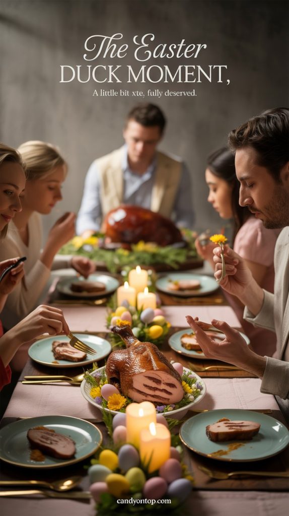 Easter Table Argument for Duck