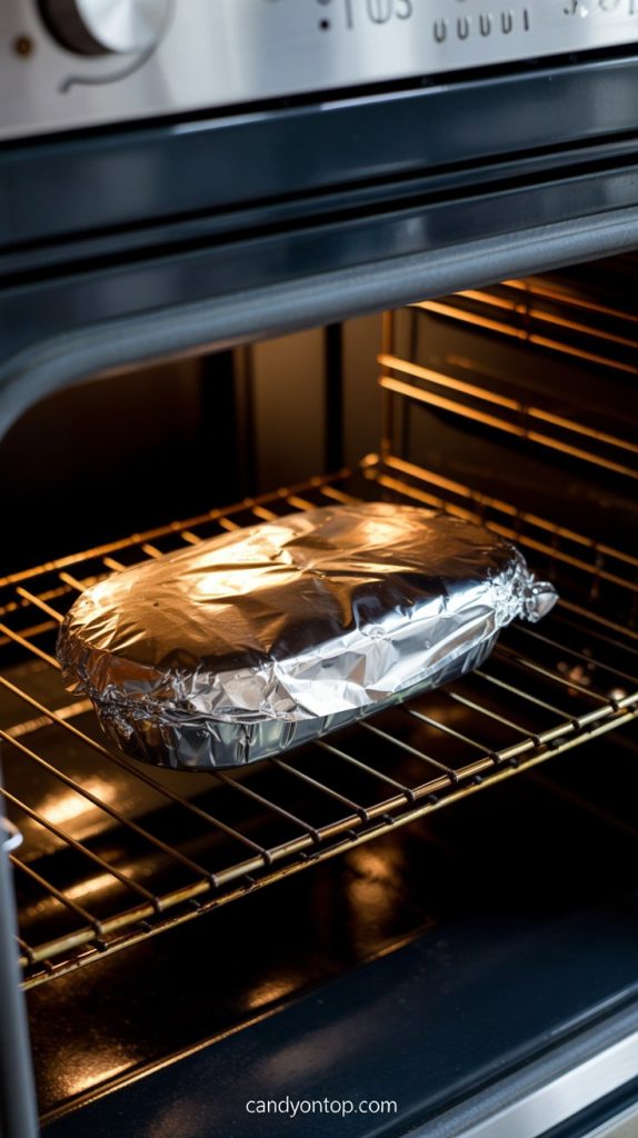 Step4–Initial Covered Bake