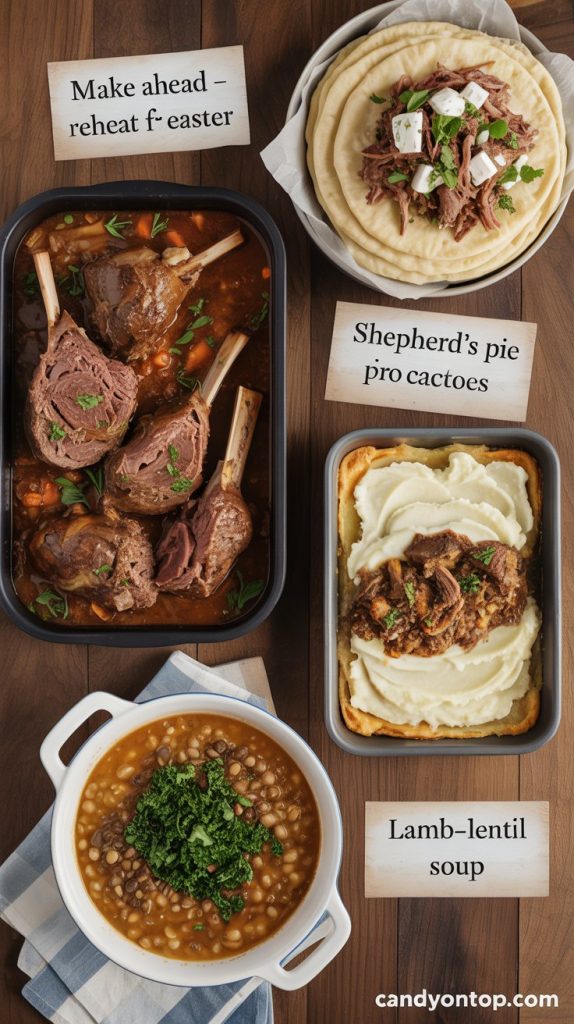 Make-Ahead and Leftovers foe easter