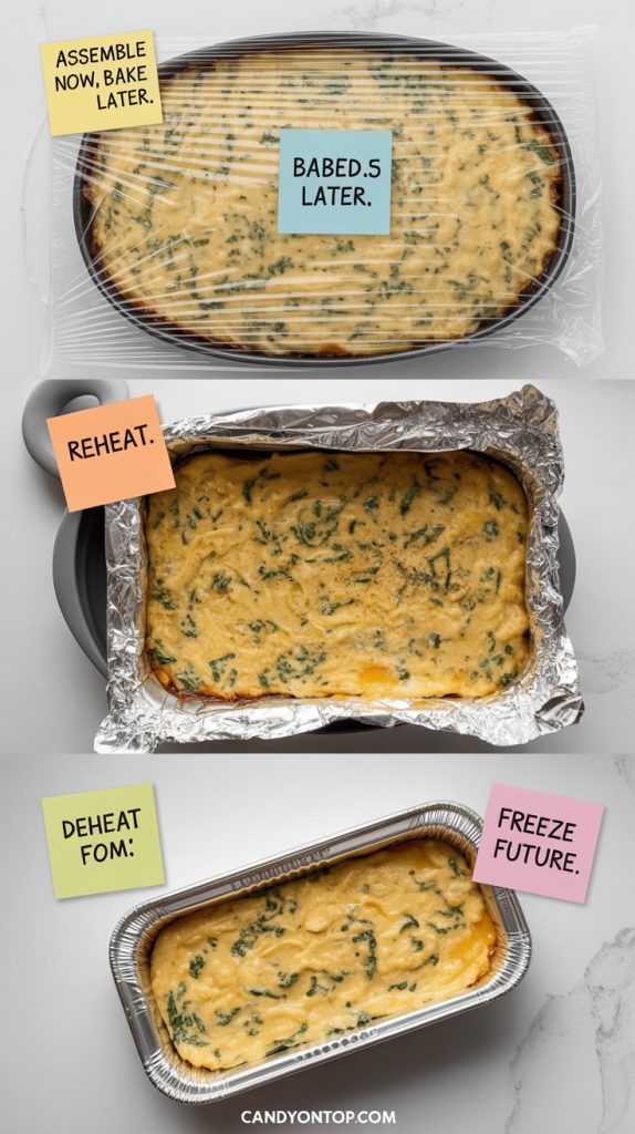 Make-Ahead and Reheating Strategies