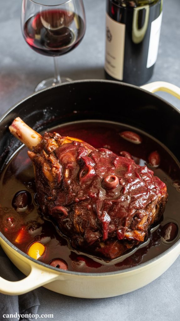 Red Wine Braise lamb shoulder