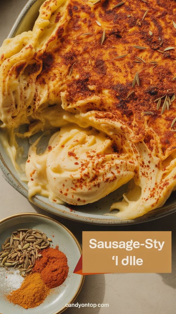 Spicy “Sausage-Style” Meatless Gratin